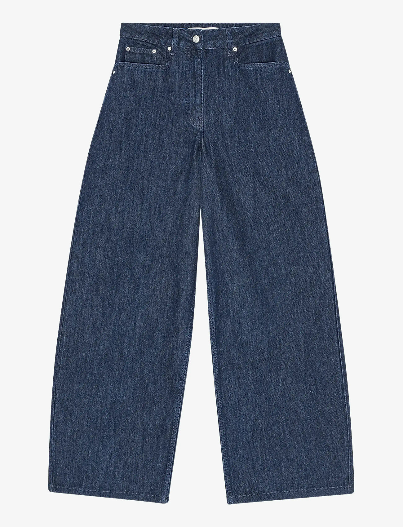 REMAIN Birger Christensen - COCOON DENIM PANTS - barrel jeans - sargasso sea (blue) - 0