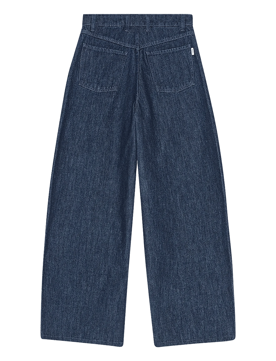REMAIN Birger Christensen - COCOON DENIM PANTS - barrel lõikega teksad - sargasso sea (blue) - 1
