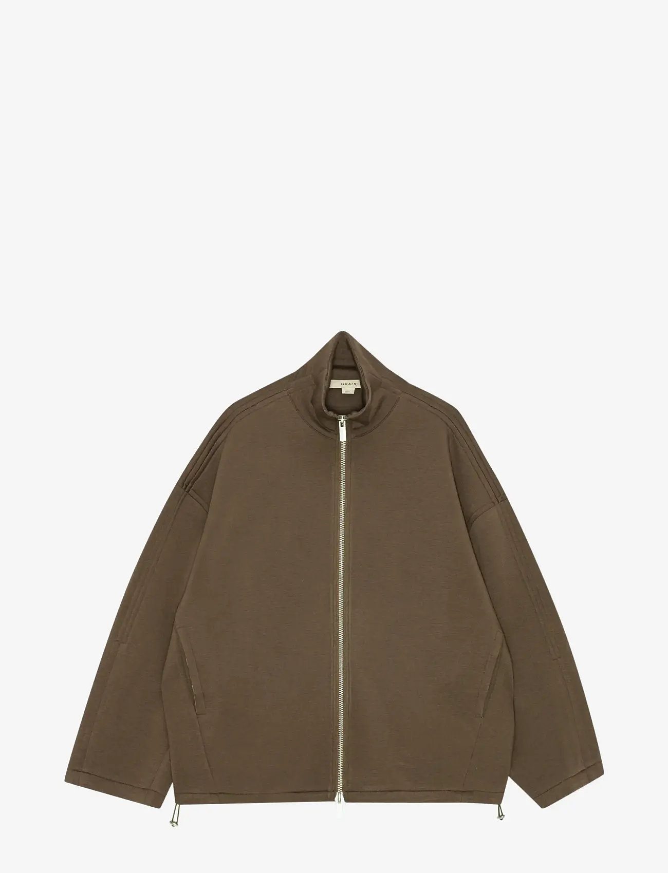 REMAIN Birger Christensen - SOFT ZIPPED JACKET - bomber jackets - chocolate martini - 0