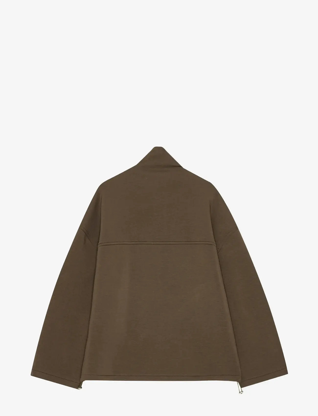 REMAIN Birger Christensen - SOFT ZIPPED JACKET - bomber jackets - chocolate martini - 1