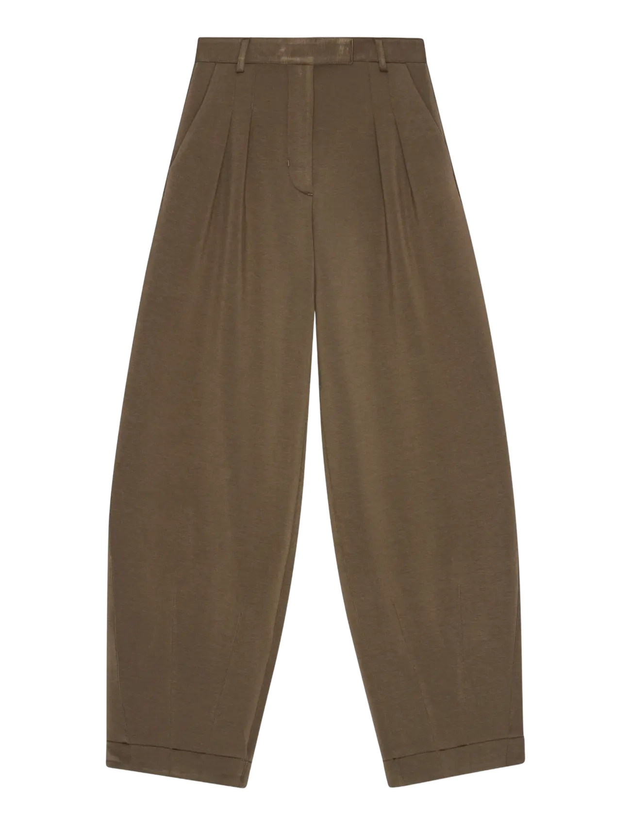 REMAIN Birger Christensen SOFT COCOON PANTS - REMAIN Birger Christensen - CHOCOLATE MARTINI / brown