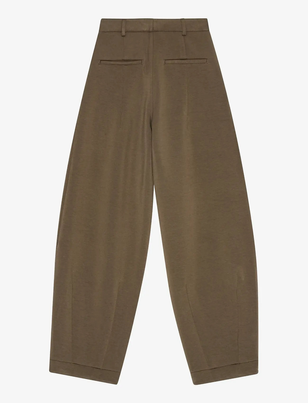 REMAIN Birger Christensen - SOFT COCOON PANTS - barrel püksid - chocolate martini - 2
