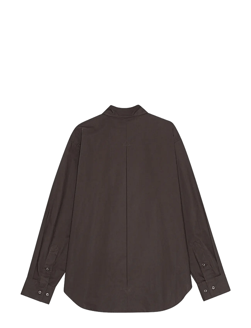 REMAIN Birger Christensen - BOXY SHIRT - langærmede skjorter - raisin - 2