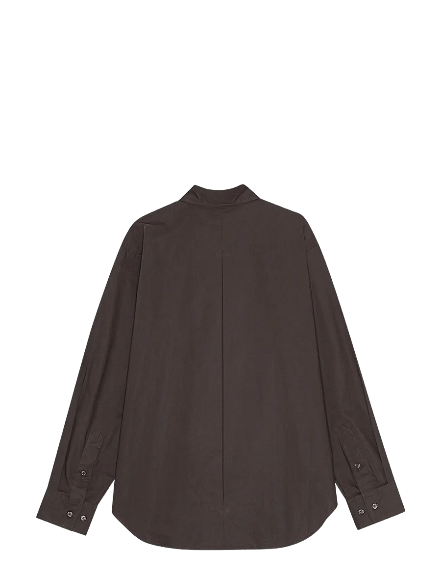 REMAIN Birger Christensen - BOXY SHIRT - langärmlige hemden - raisin - 2