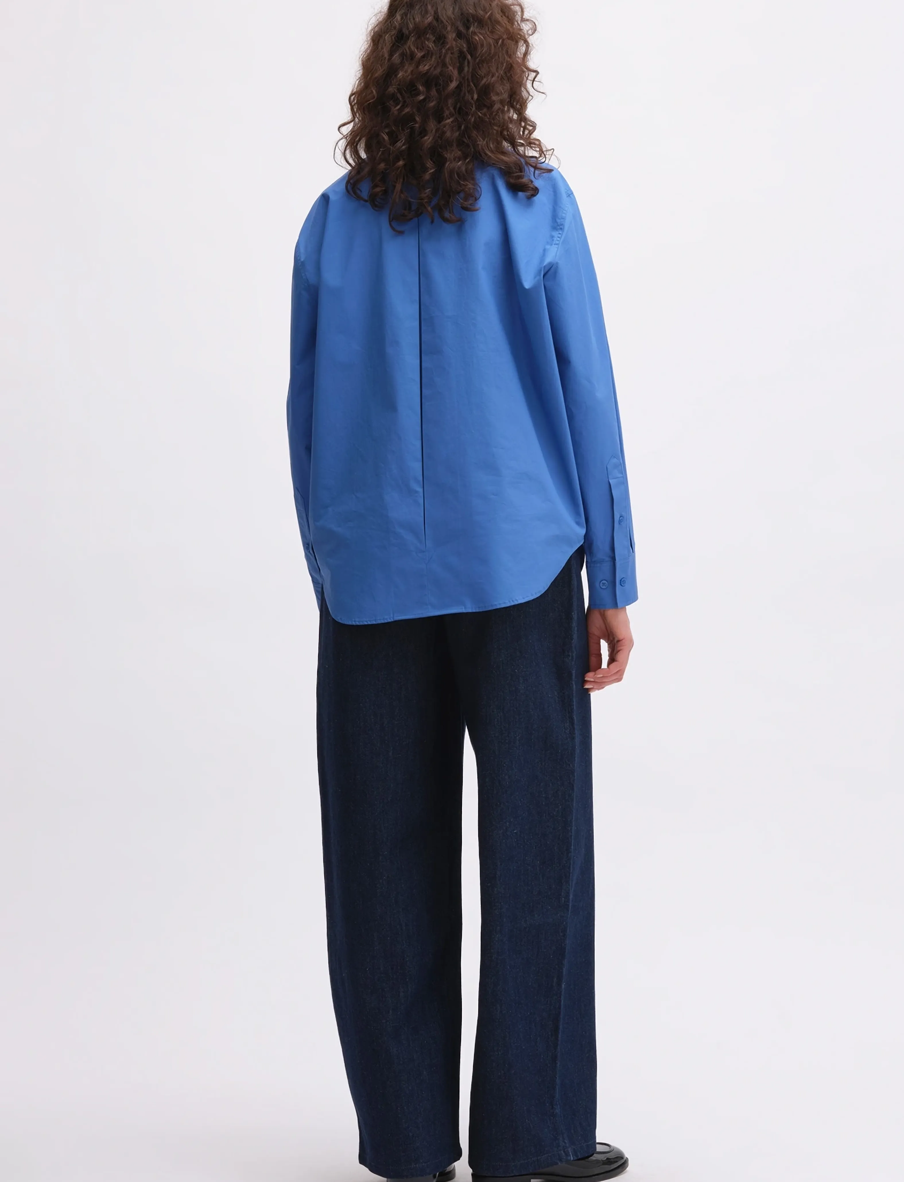 REMAIN Birger Christensen - BOXY SHIRT - koszule z długimi rękawami - nebulas blue - 3