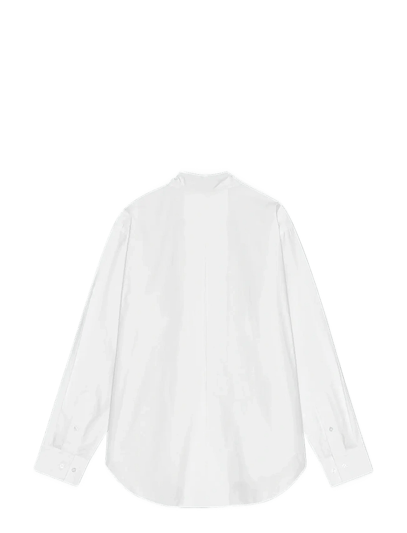 REMAIN Birger Christensen - BOXY SHIRT - long-sleeved shirts - bright white - 2