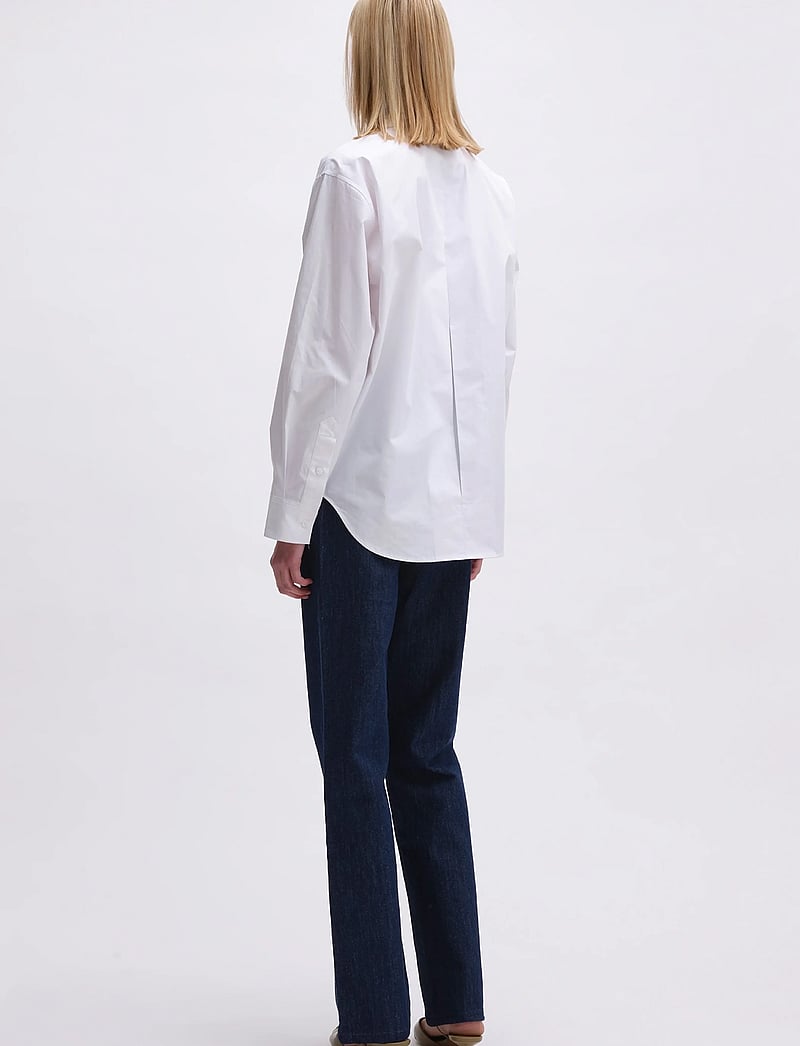 REMAIN Birger Christensen - BOXY SHIRT - long-sleeved shirts - bright white - 3