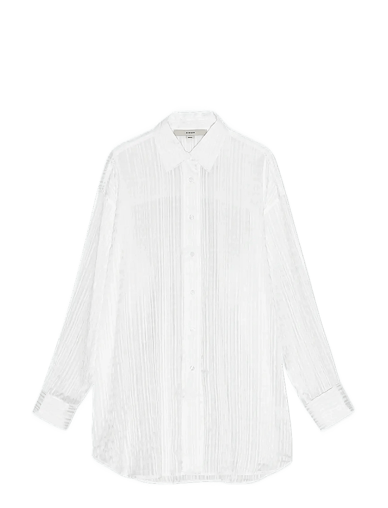 REMAIN Birger Christensen - OVERSIZED SHIRT - pikkade varrukatega särgid - bright white - 1