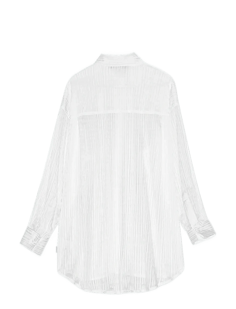 REMAIN Birger Christensen - OVERSIZED SHIRT - pikkade varrukatega särgid - bright white - 2