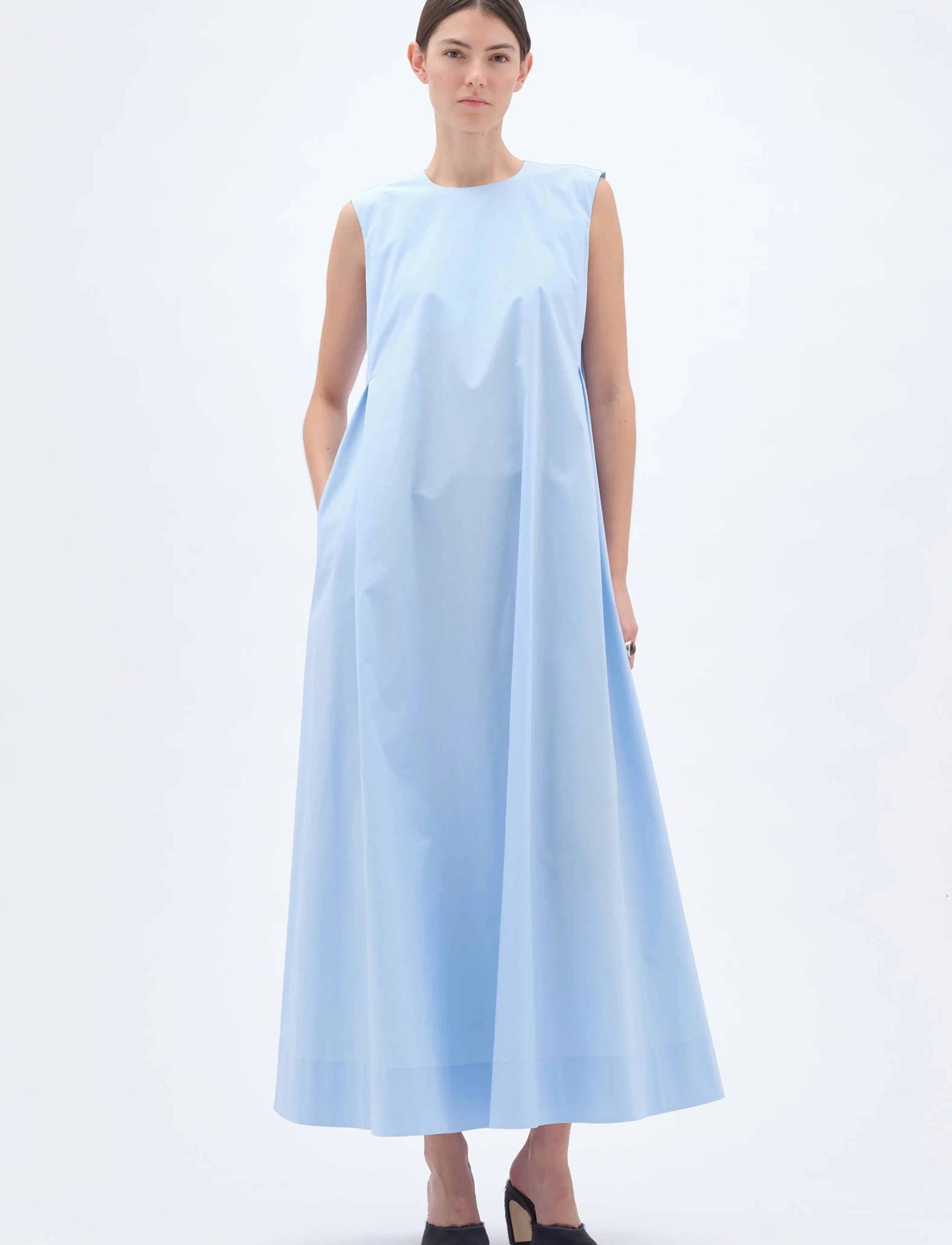 REMAIN Birger Christensen WIDE MAXI DRESS - Partykleider - CERULEAN / blue
