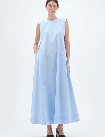 REMAIN Birger Christensen WIDE MAXI DRESS - REMAIN - CERULEAN / blue