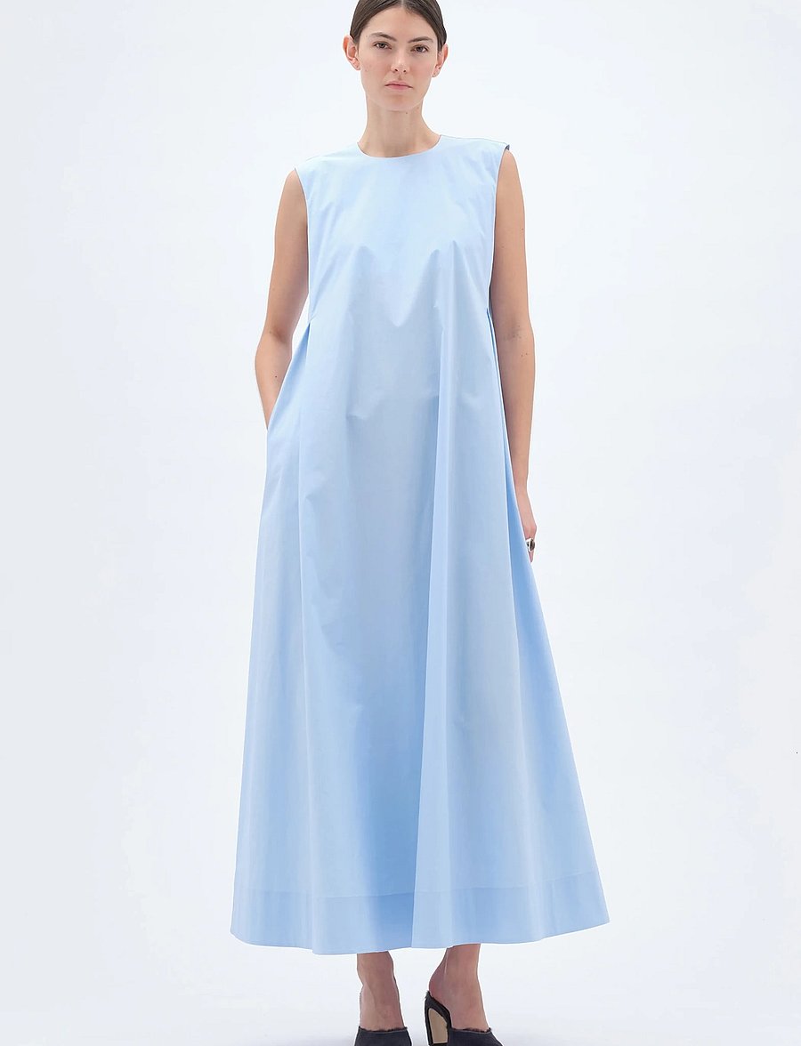 REMAIN Birger Christensen - WIDE MAXI DRESS - cerulean - 0