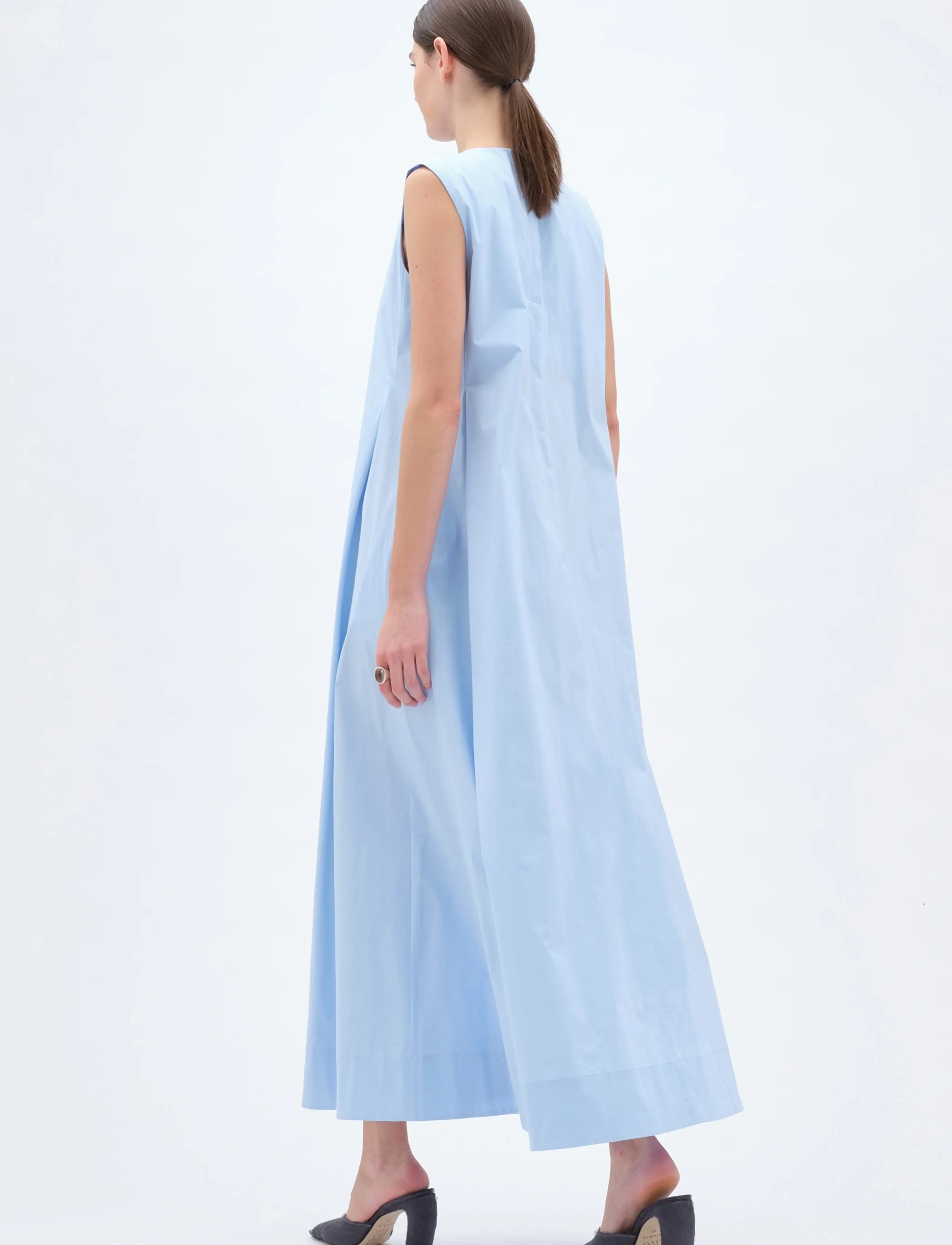 REMAIN Birger Christensen - WIDE MAXI DRESS - cerulean - 3