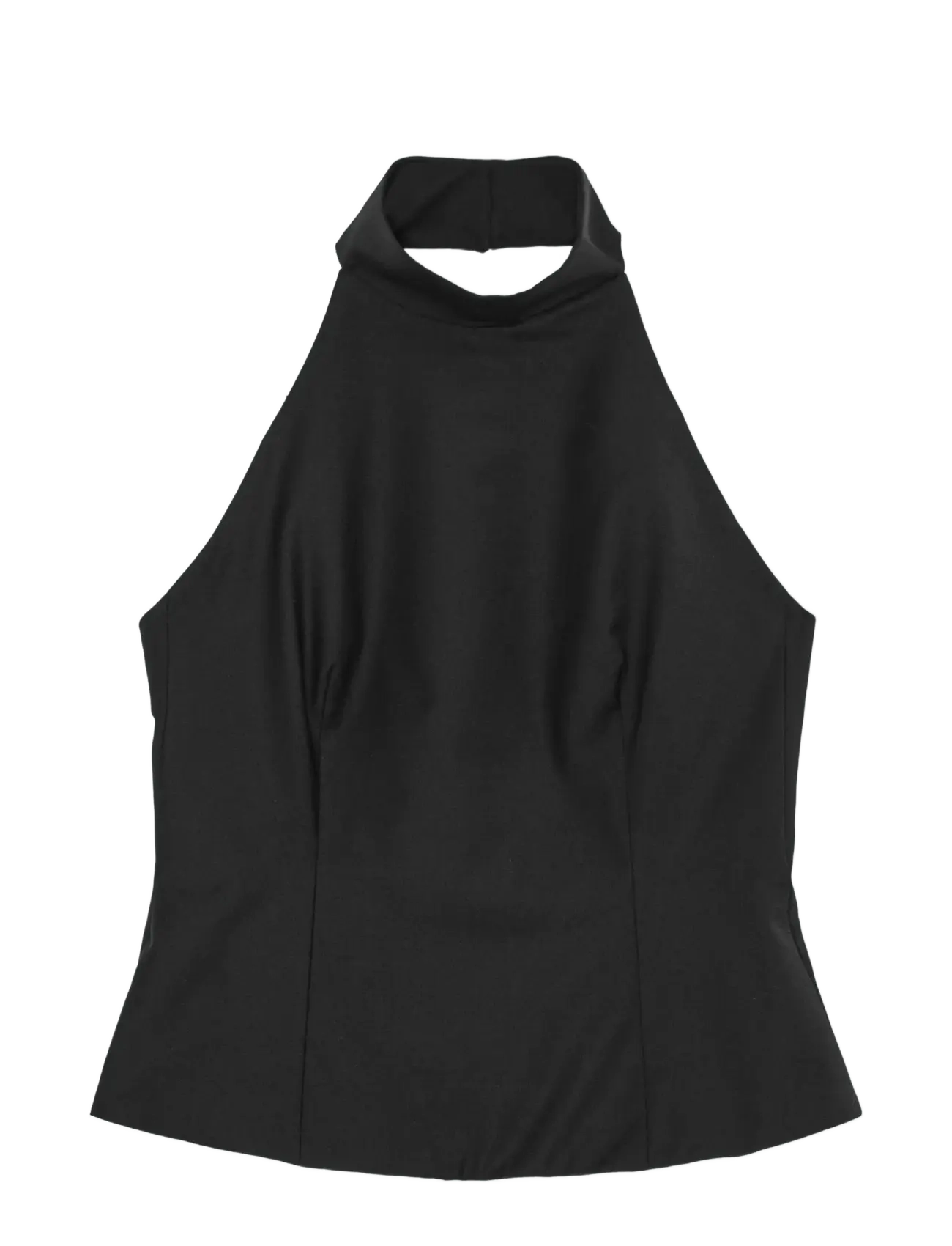 REMAIN Birger Christensen HALTER NECK TOP - Skandinaavia mood - BLACK / black