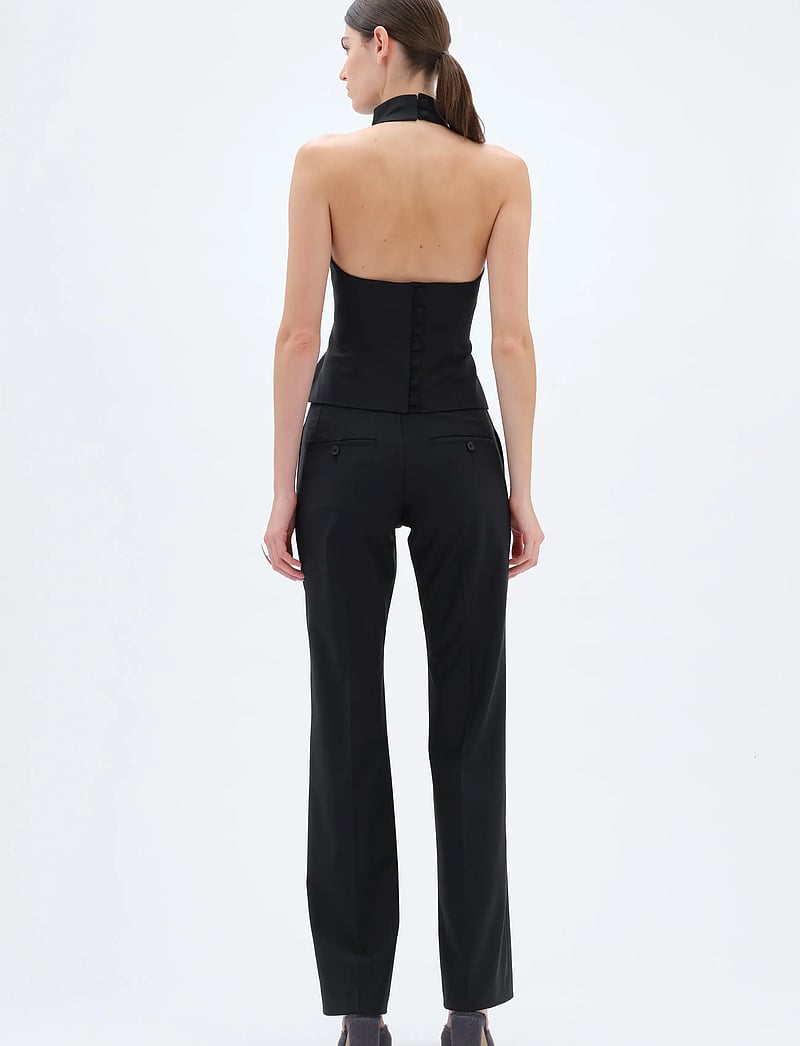 REMAIN Birger Christensen - HALTER NECK TOP - topid ja varrukateta alussärgid - black - 3