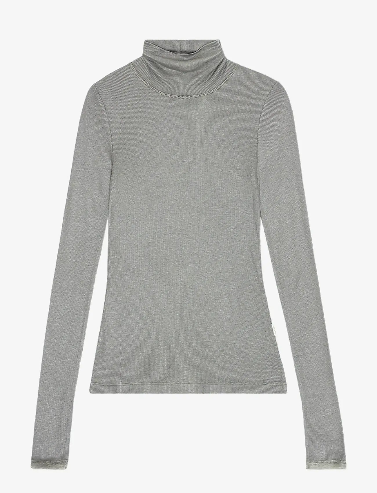REMAIN Birger Christensen - LONG SLEEVE TURTLE NECK - rollkragenpullover - charcoal gray - 1