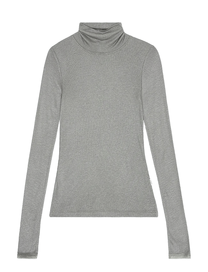 REMAIN Birger Christensen - LONG SLEEVE TURTLE NECK - rollkragenpullover - charcoal gray - 1