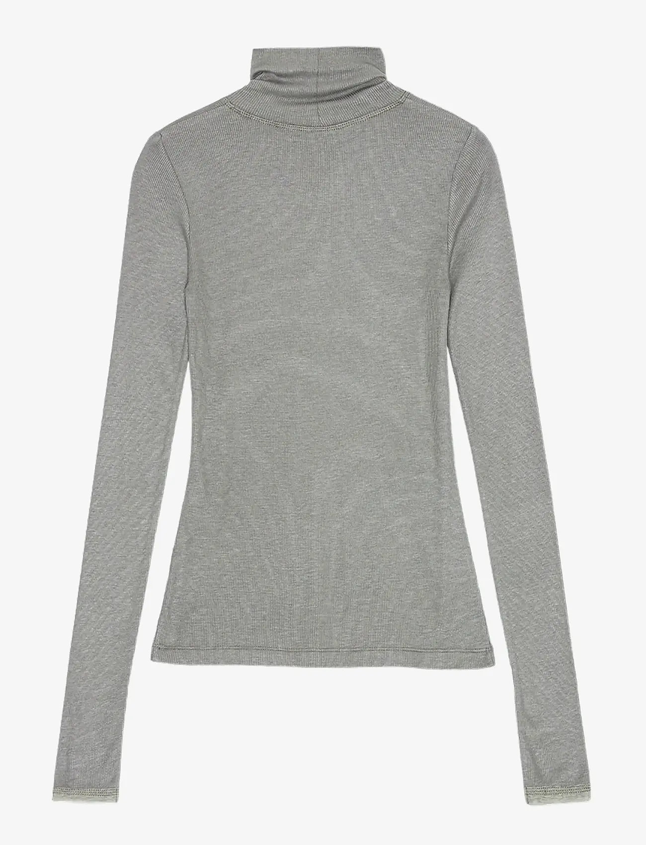 REMAIN Birger Christensen - LONG SLEEVE TURTLE NECK - rollkragenpullover - charcoal gray - 2