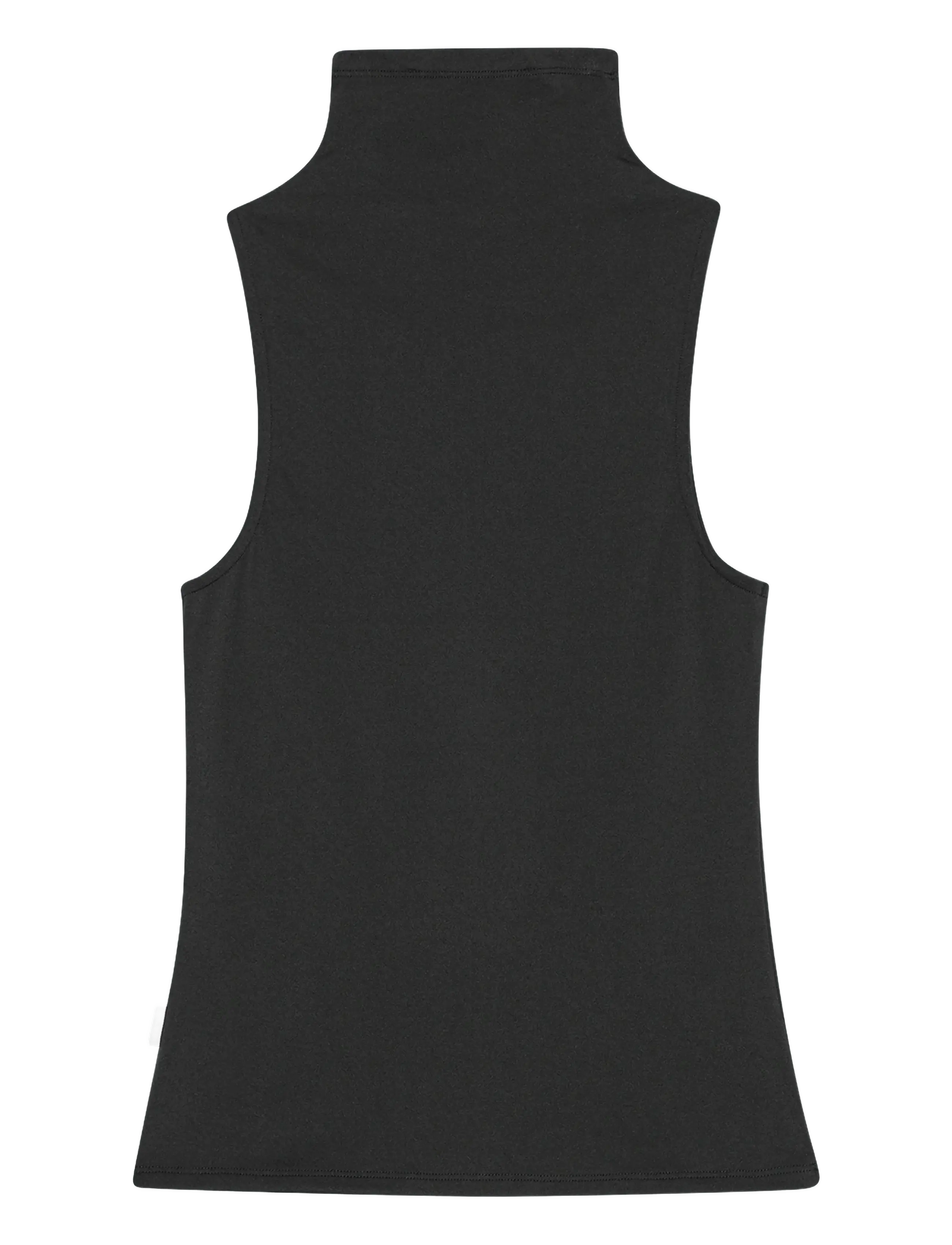 REMAIN Birger Christensen - HIGH NECK JERSEY TOP - sleeveless tops - black - 2