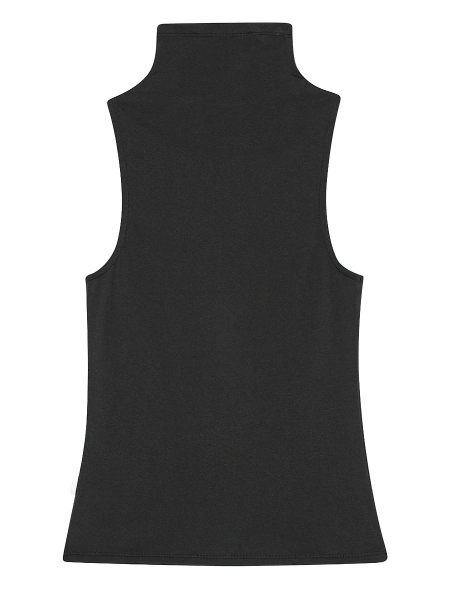 REMAIN Birger Christensen - HIGH NECK JERSEY TOP - sleeveless tops - black - 2