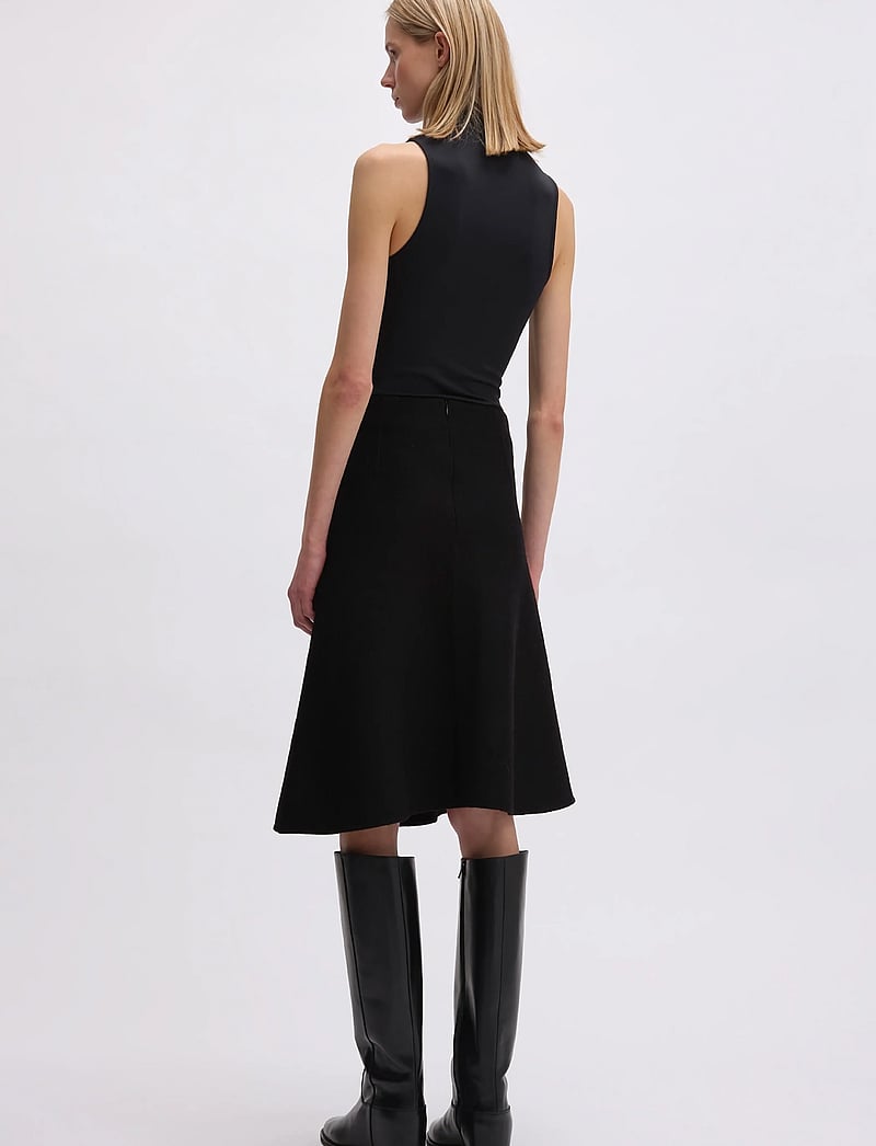 REMAIN Birger Christensen - HIGH NECK JERSEY TOP - tanktops - black - 3