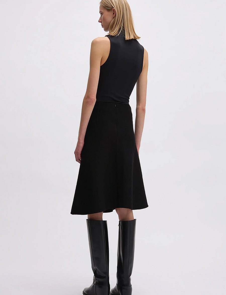 REMAIN Birger Christensen - HIGH NECK JERSEY TOP - sleeveless tops - black - 3