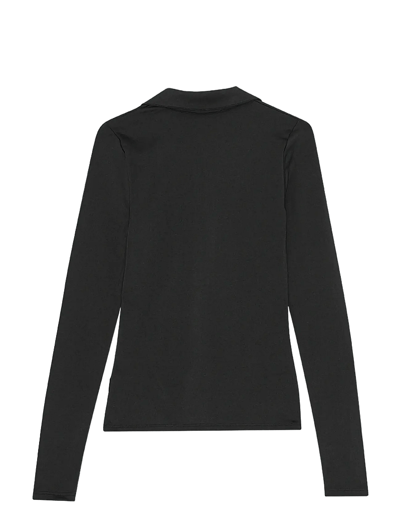 REMAIN Birger Christensen - JERSEY POLO TOP - poloer - black - 2