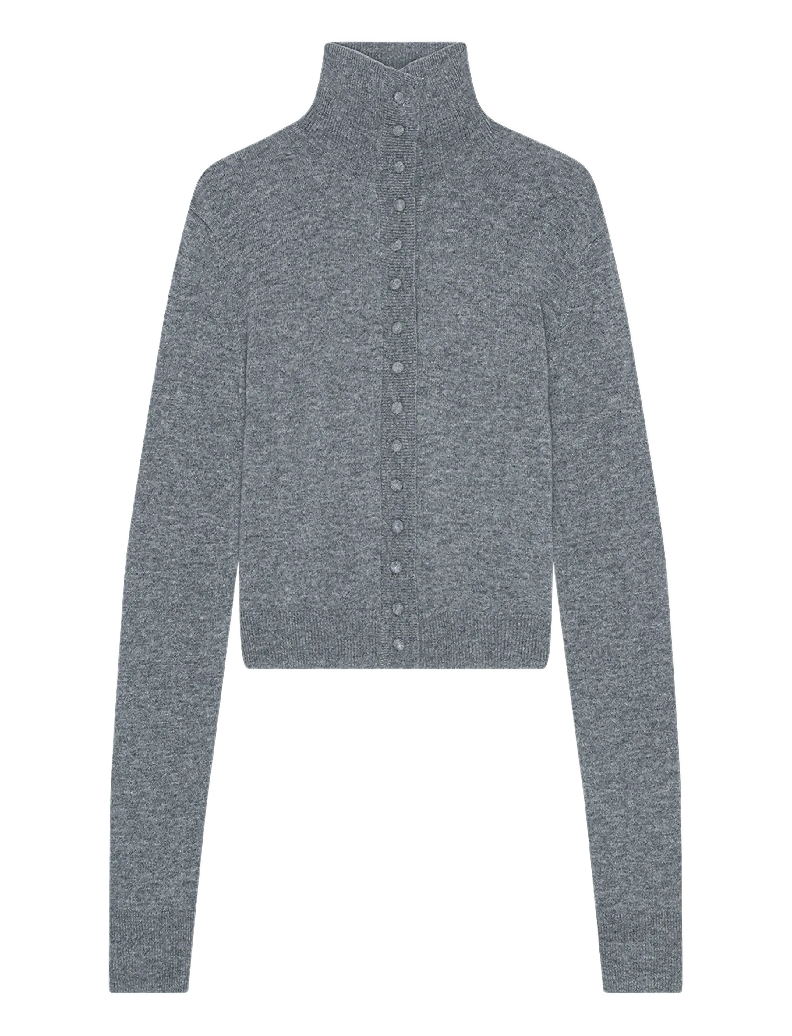 REMAIN Birger Christensen - LIGHT KNIT CARDIGAN - light grey melange - 1
