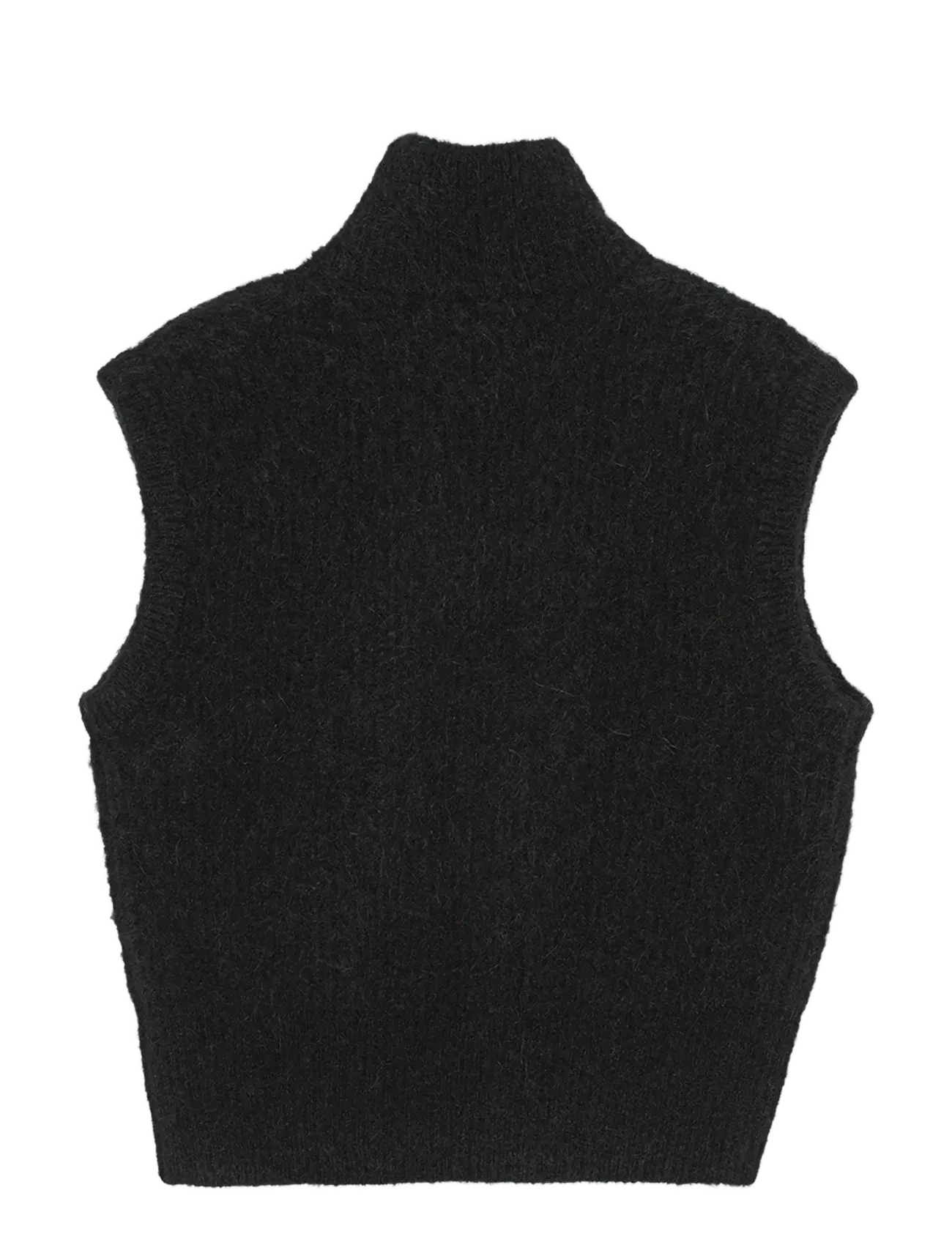 REMAIN Birger Christensen - CREW NECK VEST - pooloneuleet - black - 2