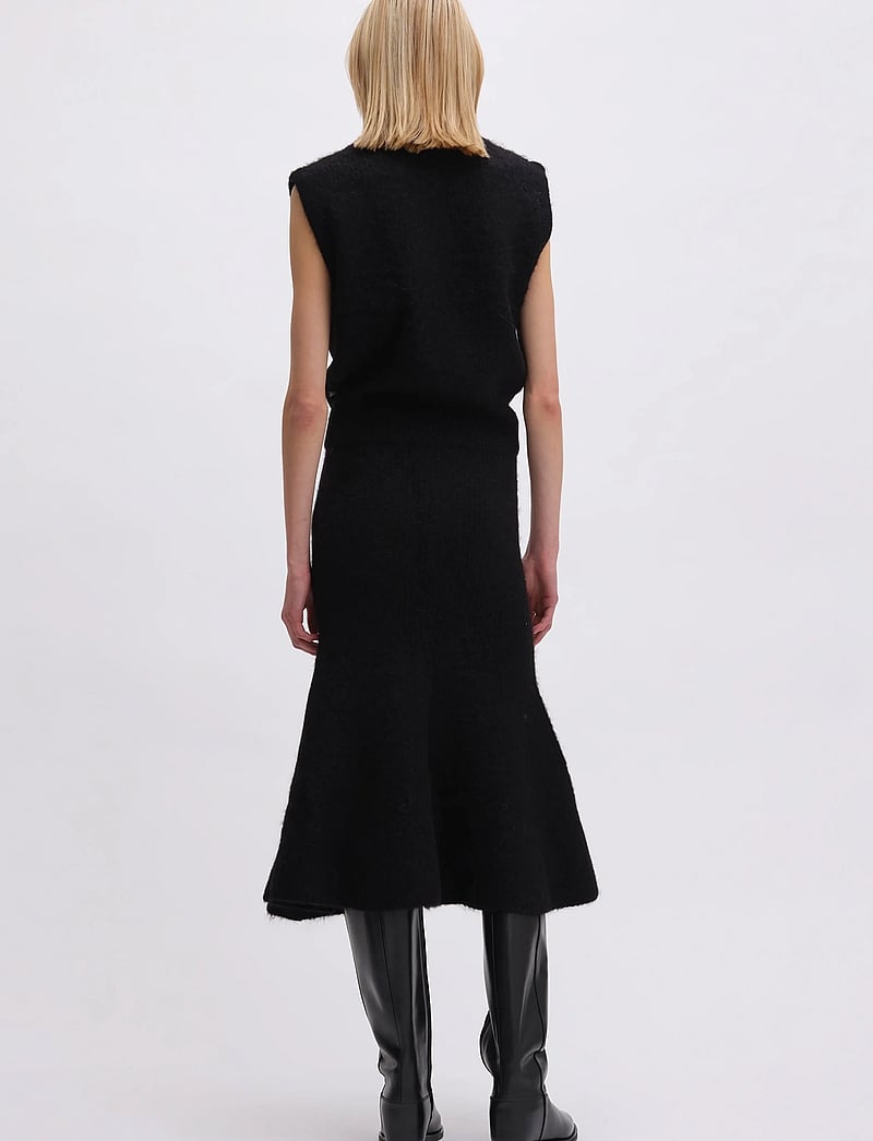 REMAIN Birger Christensen - CREW NECK VEST - turtlenecks - black - 3