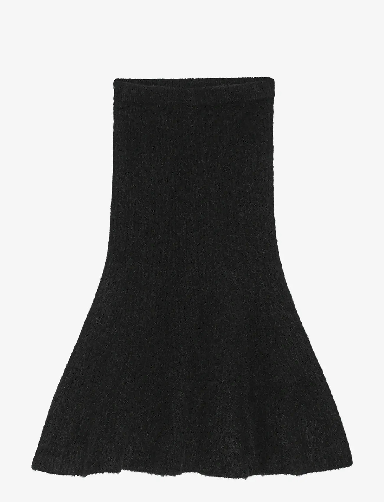 REMAIN Birger Christensen - KNIT MIDI SKIRT - strikkede nederdele - black - 1