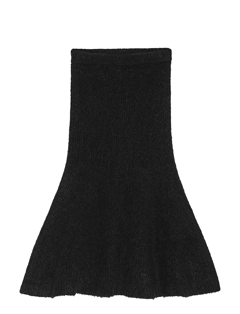 REMAIN Birger Christensen - KNIT MIDI SKIRT - strikkede nederdele - black - 1