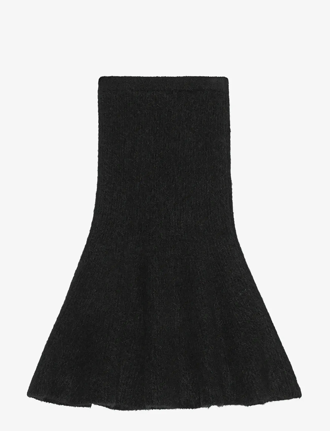 REMAIN Birger Christensen - KNIT MIDI SKIRT - strikkede nederdele - black - 2