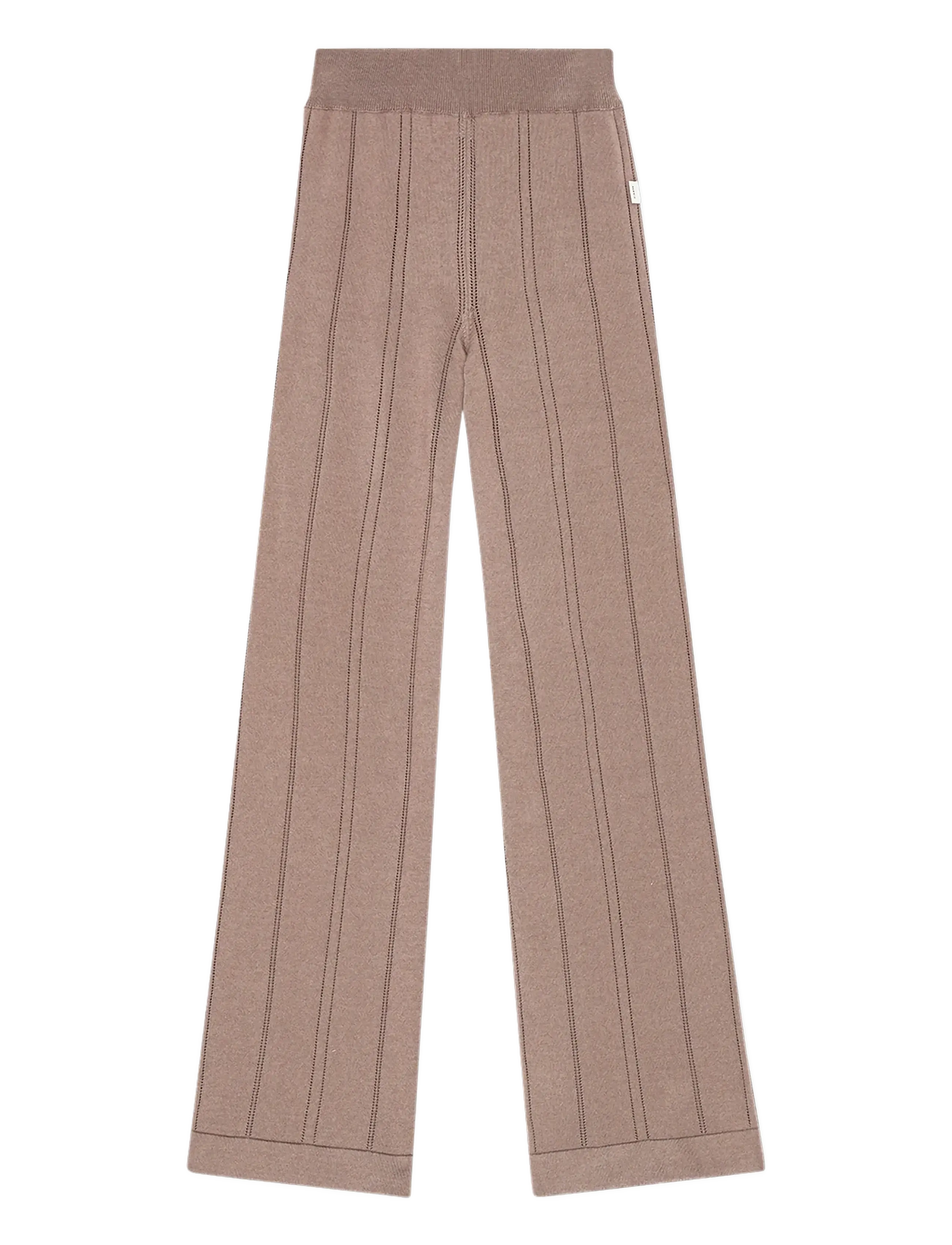 REMAIN Birger Christensen LIGHT KNIT PANTS - REMAIN Birger Christensen - CHOCOLATE CHIP / beige
