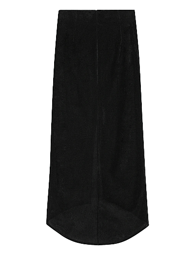 REMAIN Birger Christensen VELVET MESH SKIRT - REMAIN - BLACK / black