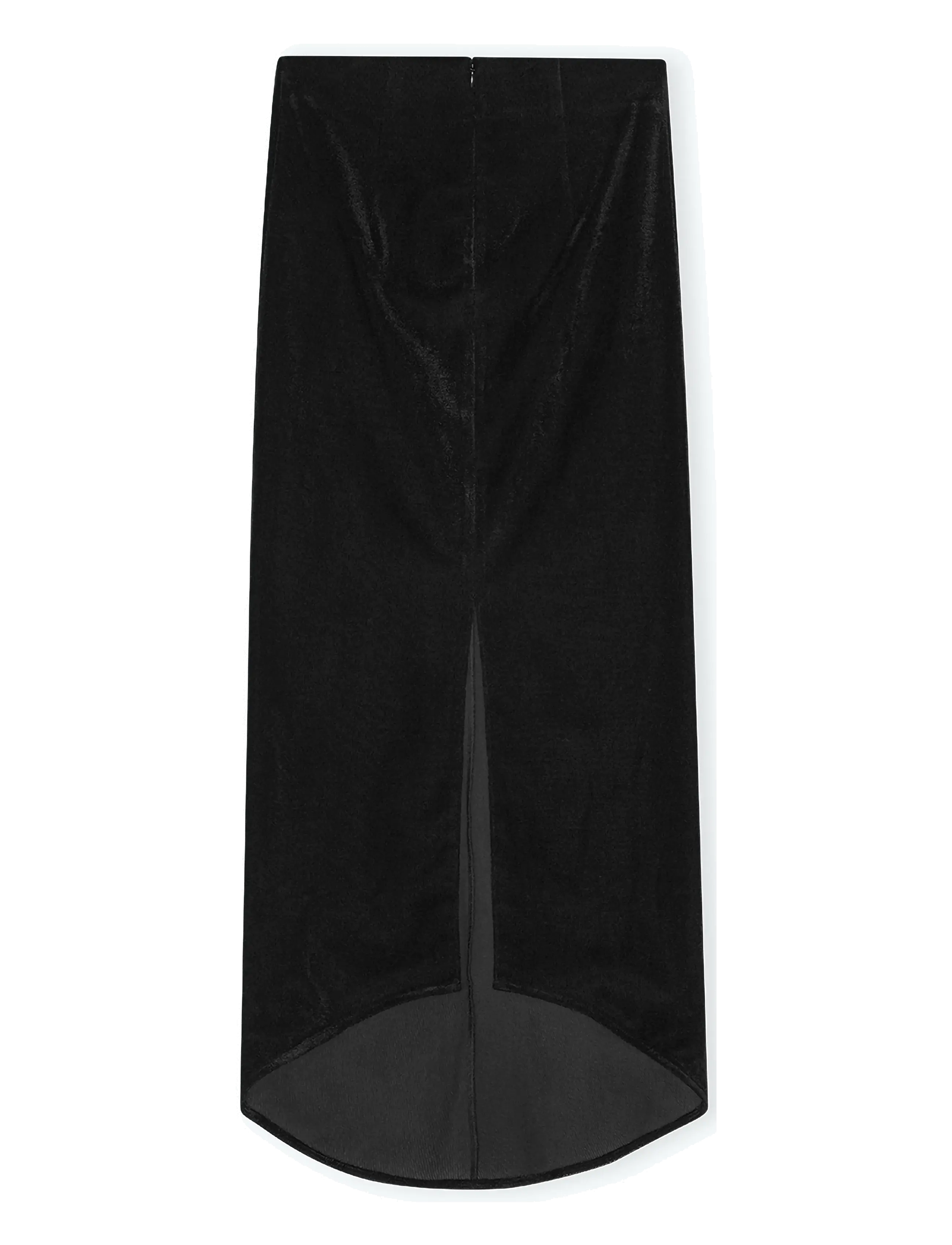 REMAIN Birger Christensen - VELVET MESH SKIRT - midi nederdele - black - 2