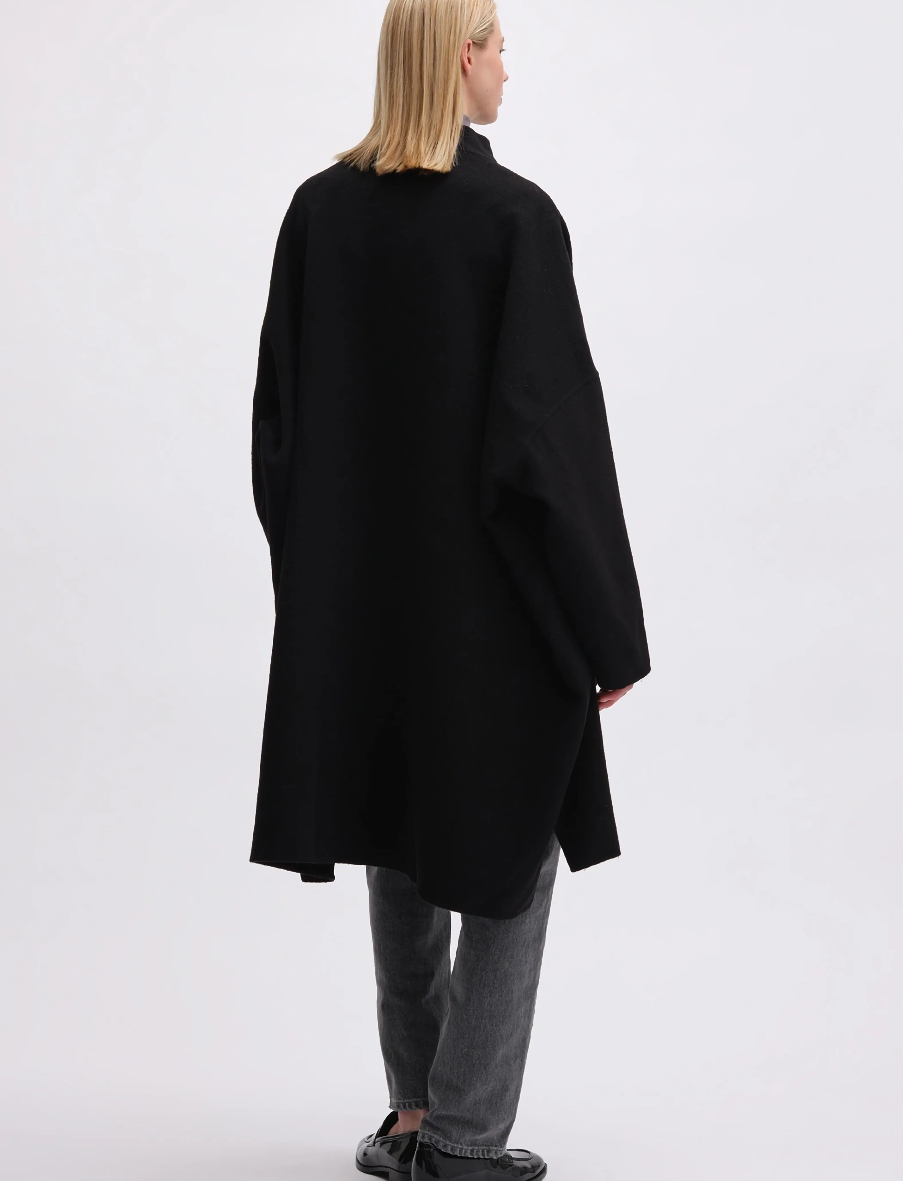Drapy Wool Coat 2