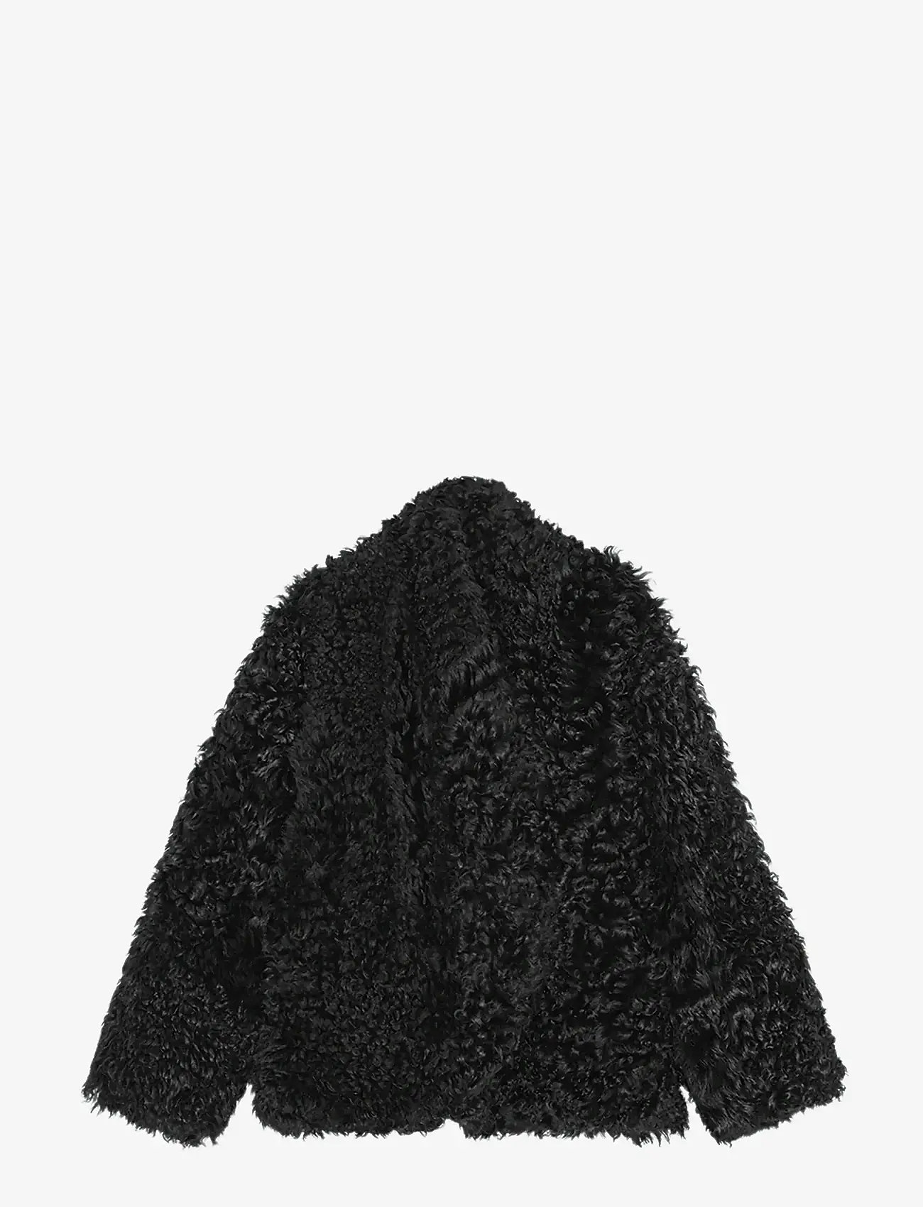 REMAIN Birger Christensen - SHEARLING JACKET - kevadjoped - black - 3