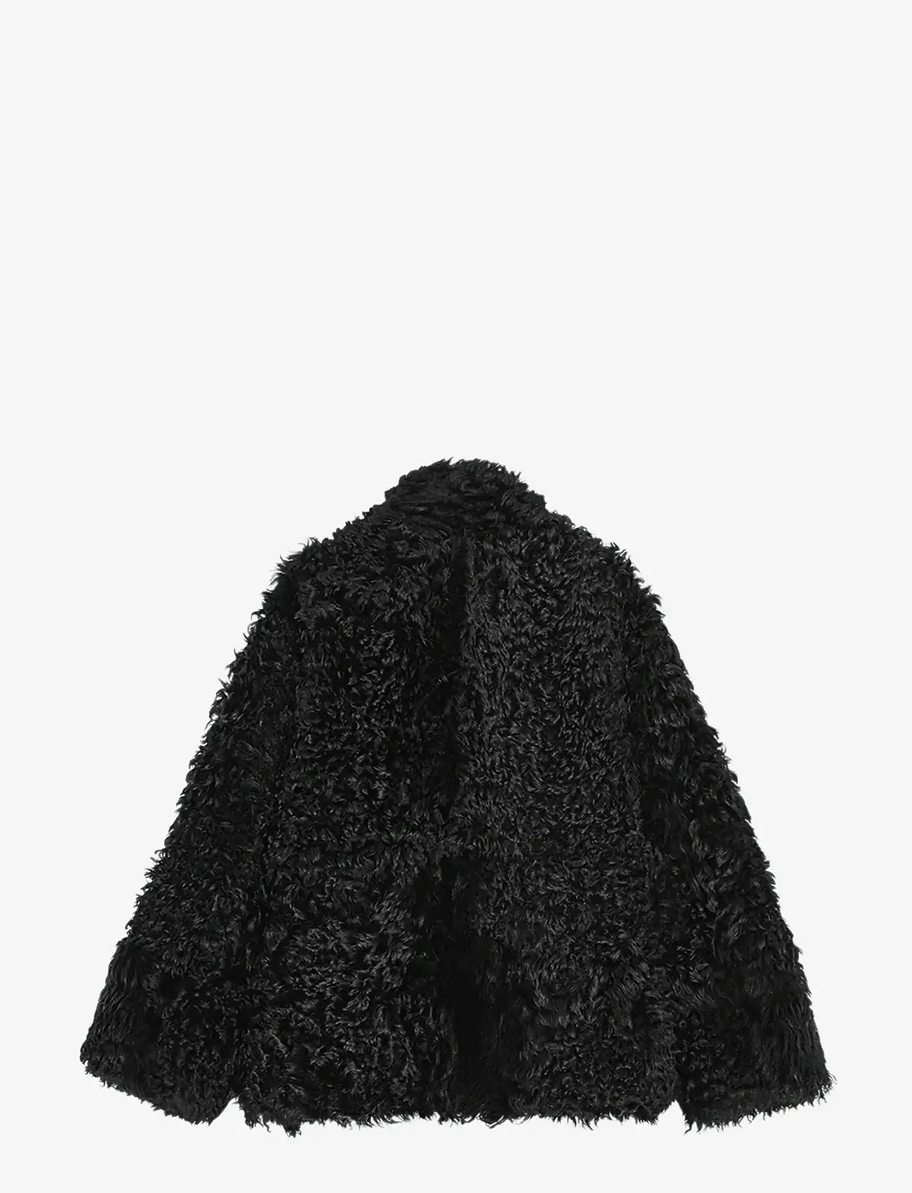 REMAIN Birger Christensen - SHEARLING JACKET - kevadjoped - black - 4