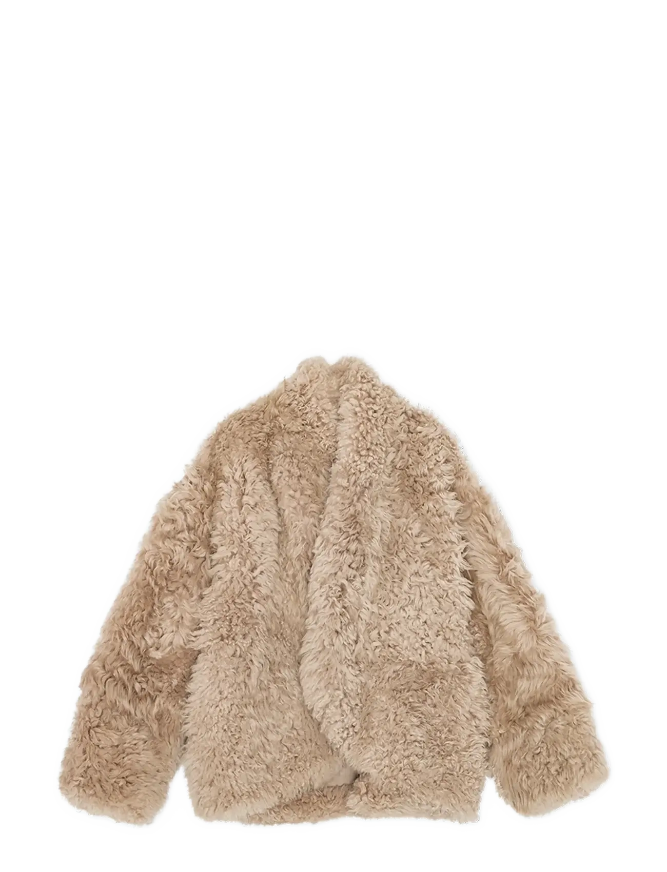 REMAIN Birger Christensen - SHEARLING JACKET - pebble - 3