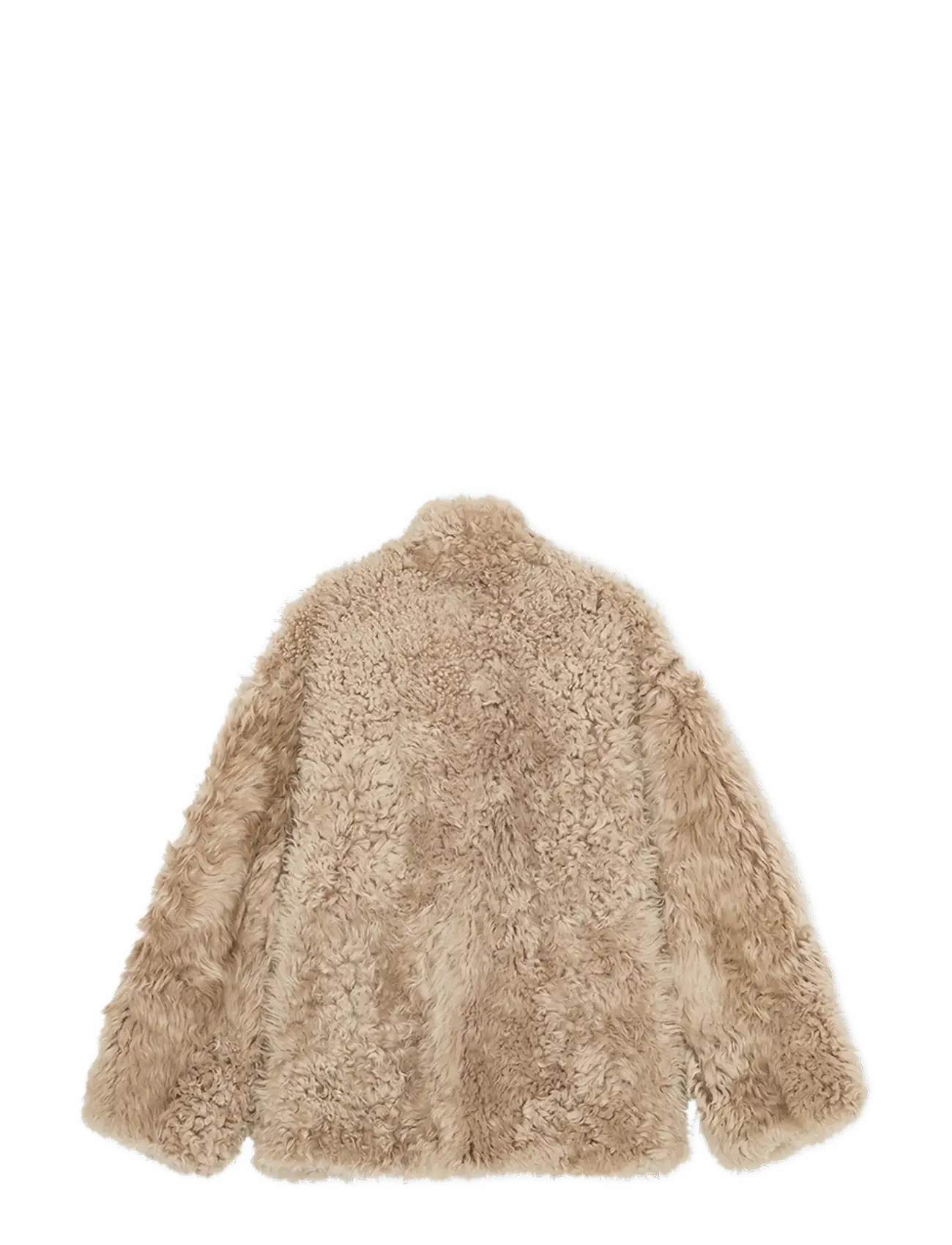 REMAIN Birger Christensen - SHEARLING JACKET - pebble - 4