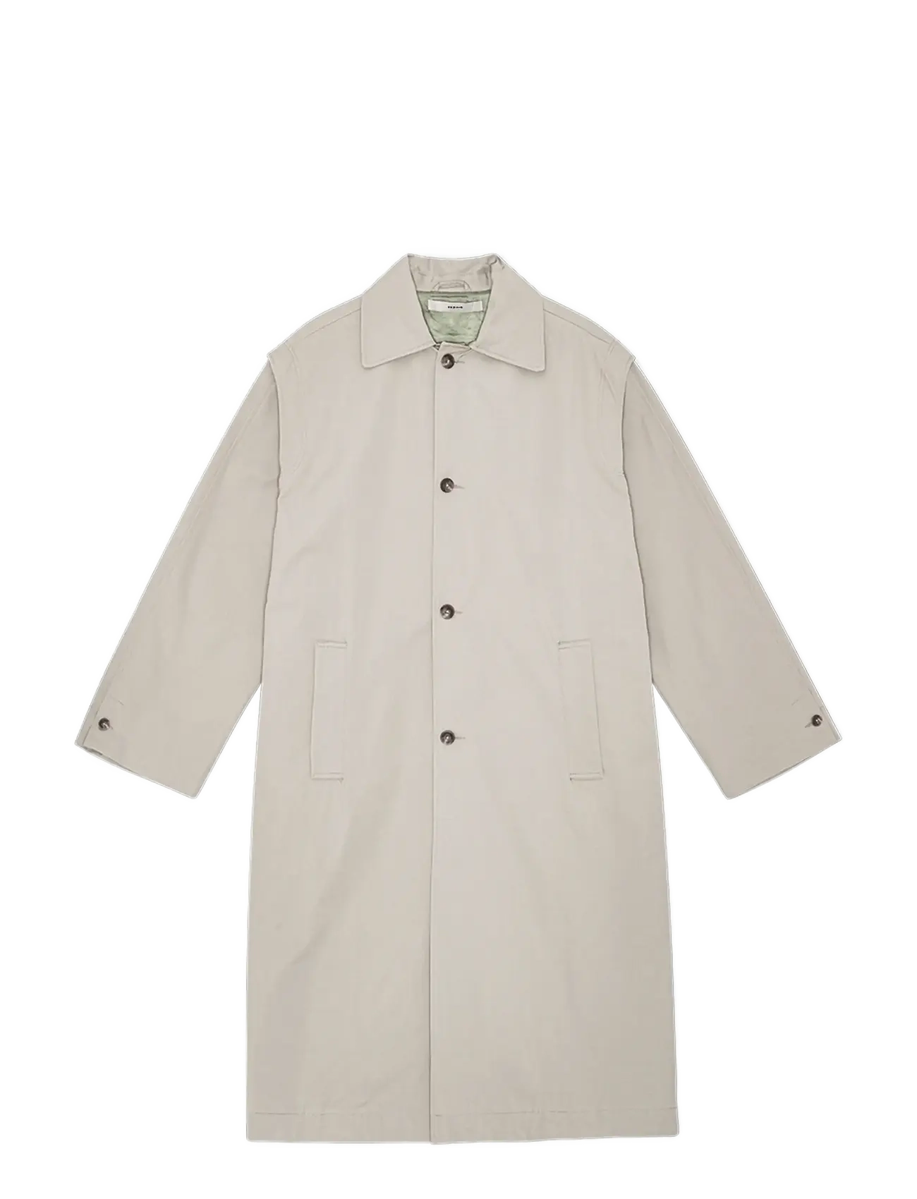 REMAIN Birger Christensen OVERSIZED TRENCHCOAT - Tøj - ALUMINUM / beige