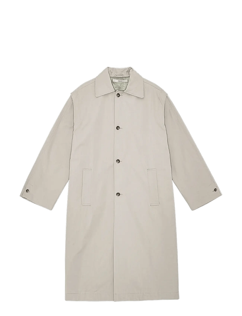 REMAIN Birger Christensen - OVERSIZED TRENCHCOAT - leichte mäntel - aluminum - 1