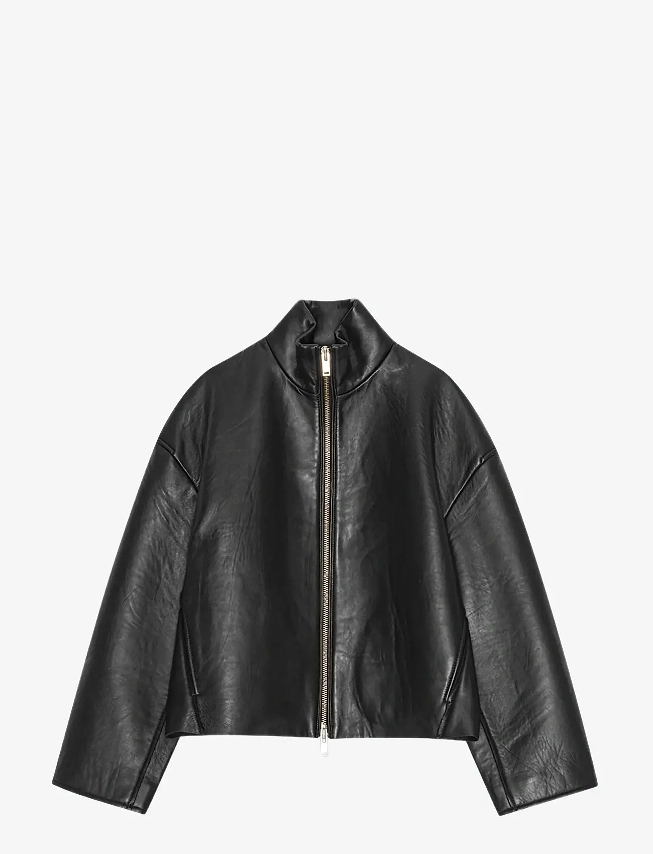 REMAIN Birger Christensen - BONDED LEATHER JACKET - black - 1