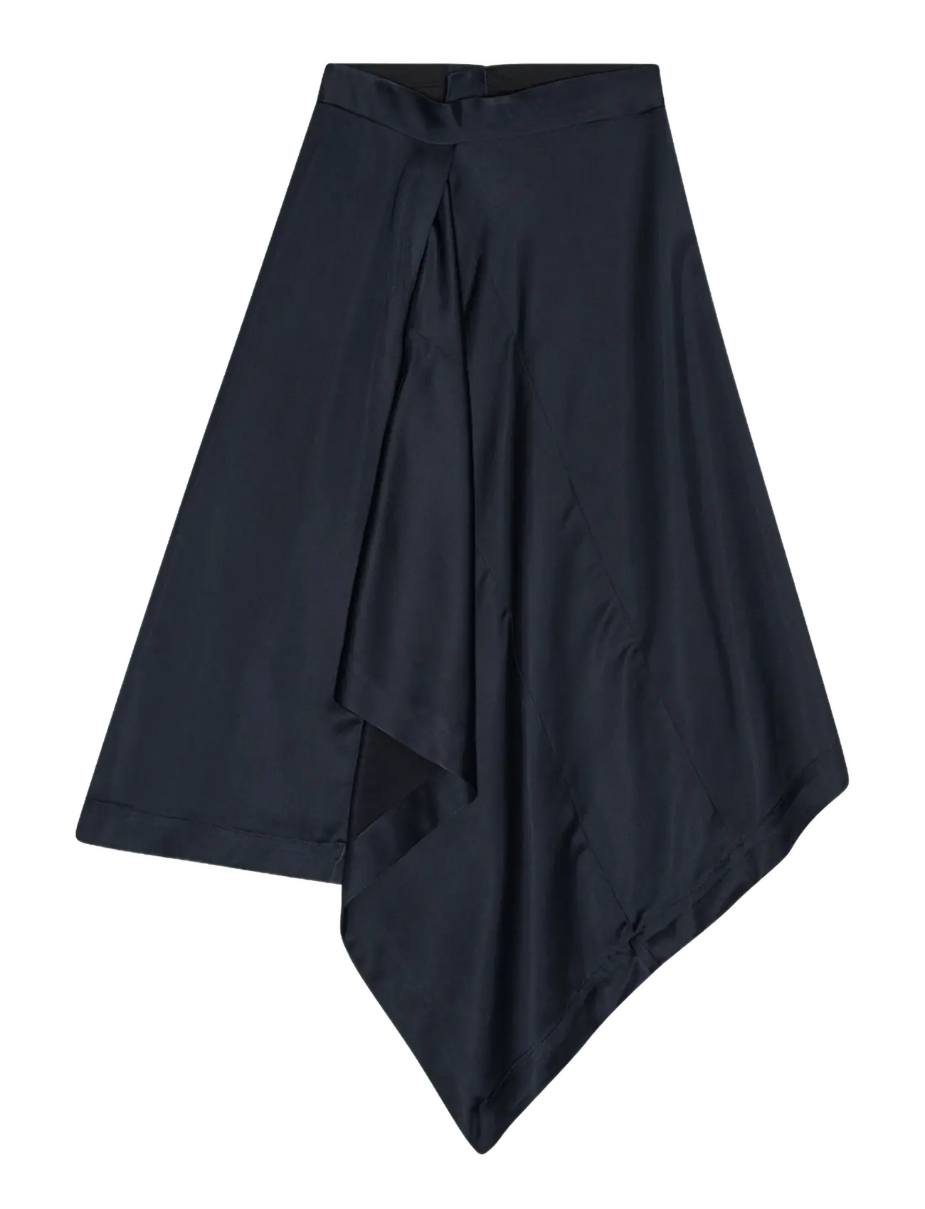 REMAIN Birger Christensen DRAPED SKIRT - Strikkede nederdele - BLUE GRAPHITE / navy