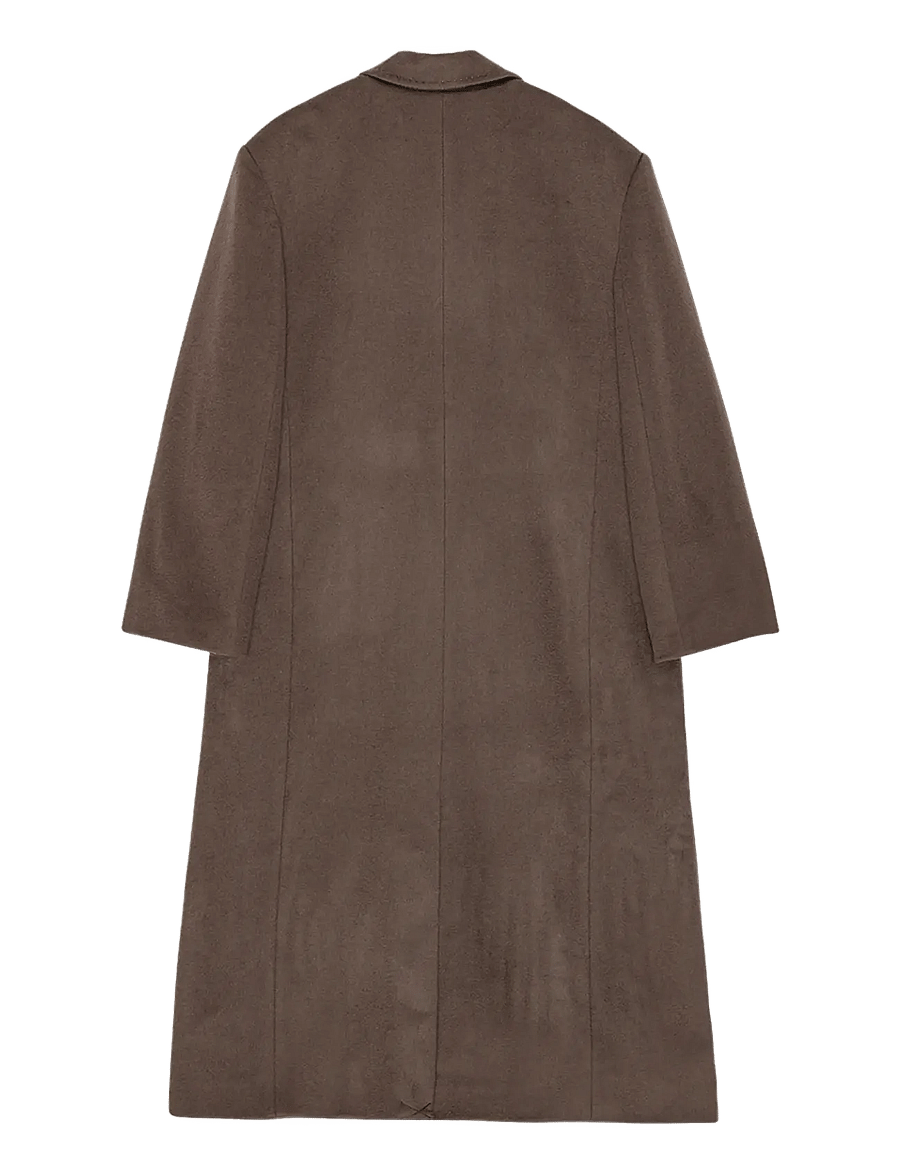 REMAIN Birger Christensen - LONG COAT - talvejoped - iron - 1