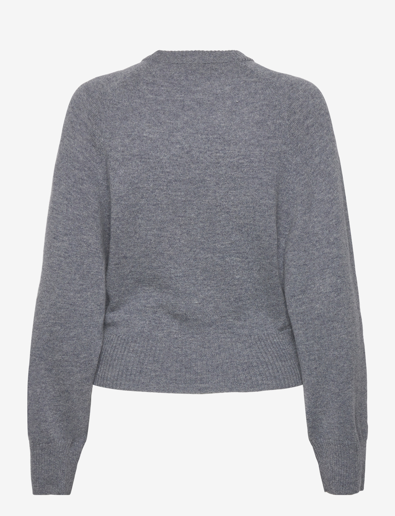REMAIN Birger Christensen - BAT SLEEVE CREWNECK - kašmiir - light grey melange - 2