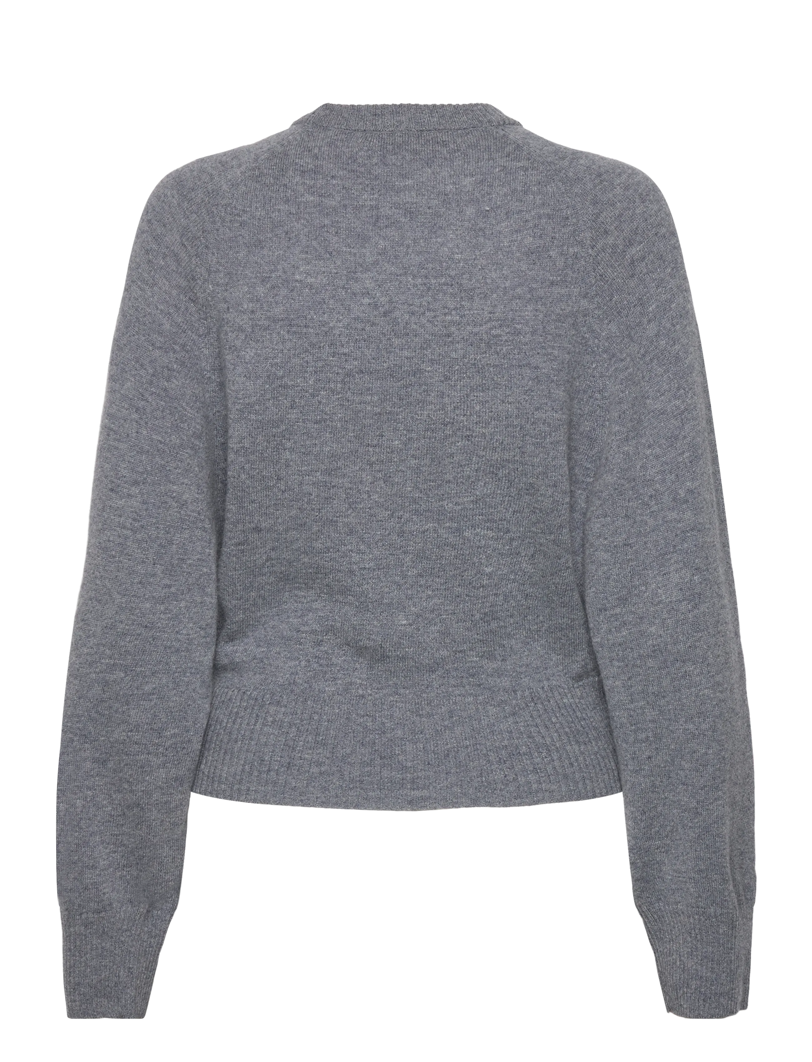 REMAIN Birger Christensen - BAT SLEEVE CREWNECK - light grey melange - 2