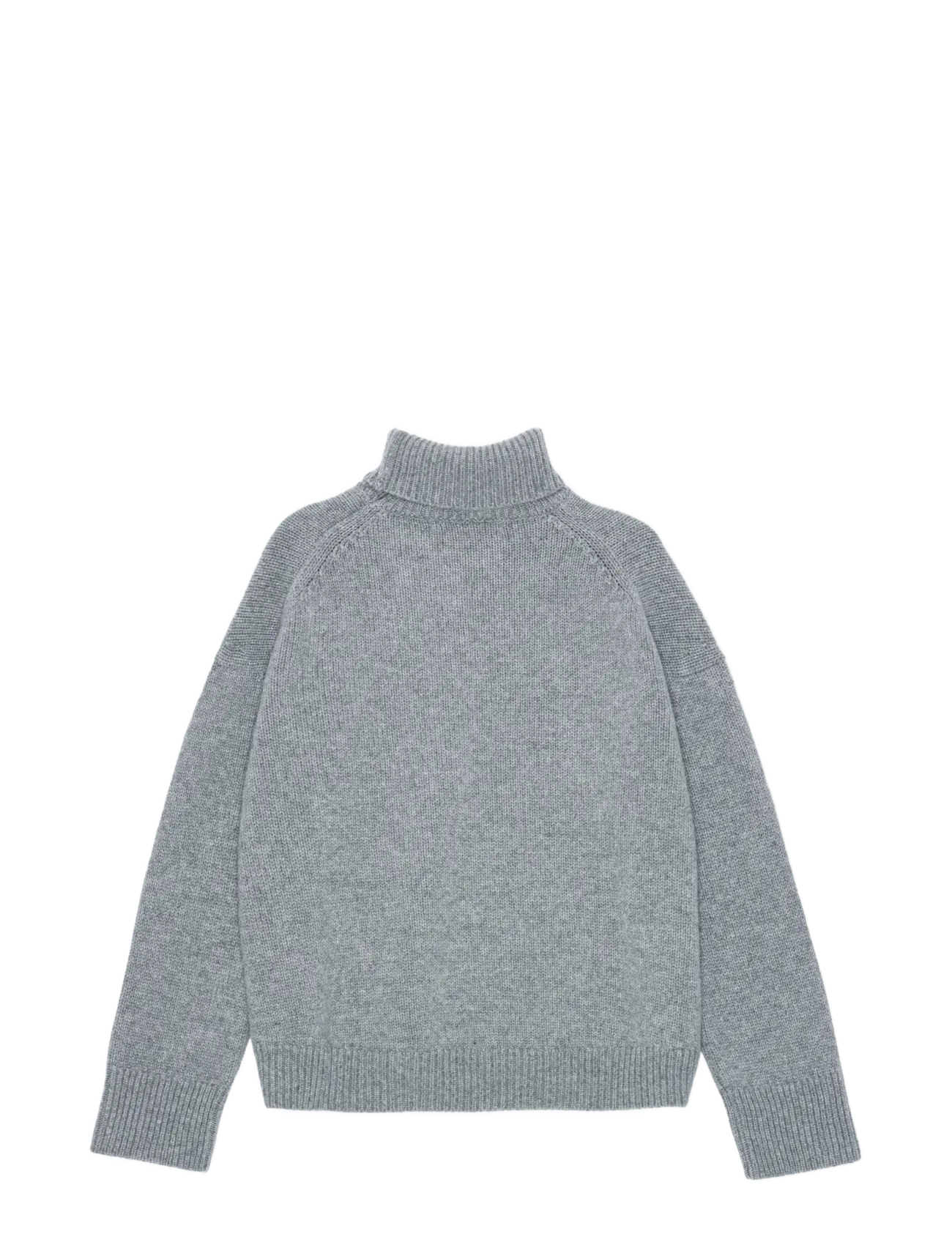 REMAIN Birger Christensen - KNITTED POLO - kashmir - grey melange - 2