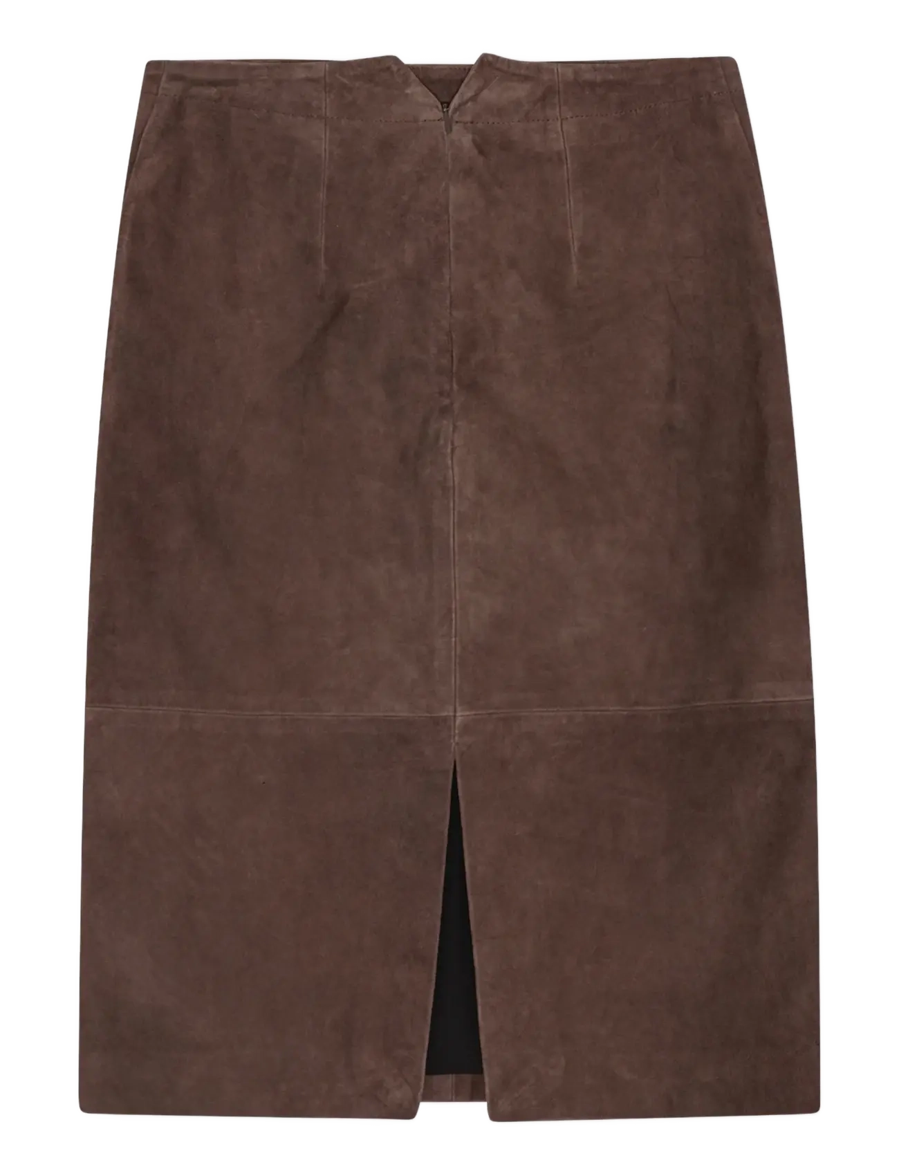 REMAIN Birger Christensen - MIDI LEATHER SKIRT - chicory coffee - 2